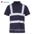 Hi Viz Grey Collar Safety Work Wear En471 High Visibility Polo T-shirt Hi Vis Yellow Short Sleeve Polo Workwear Shirt